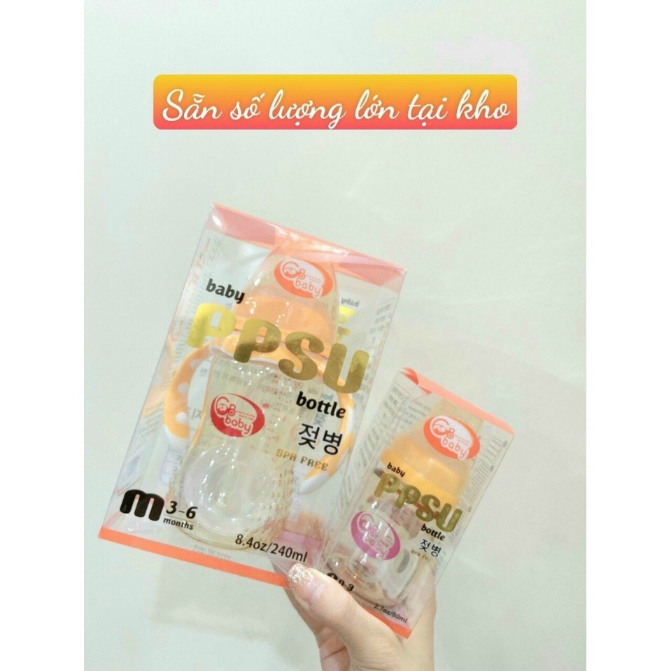 bình sữa PPSU-Gb baby (120ml cổ hẹp) có van chống sặc