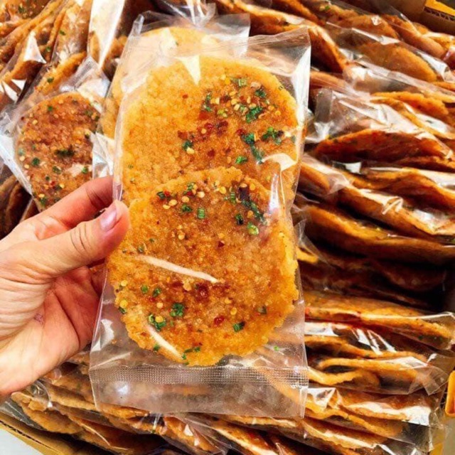 Cơm cháy nước mắm mỡ hành - Bịch 3 miếng món ăn vặt thơm ngon