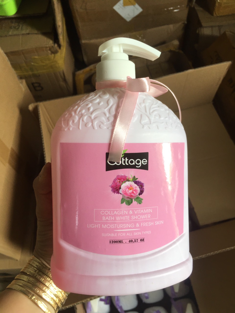 SỮA TẮM COTTAGE MẪU MỚI 1200ML