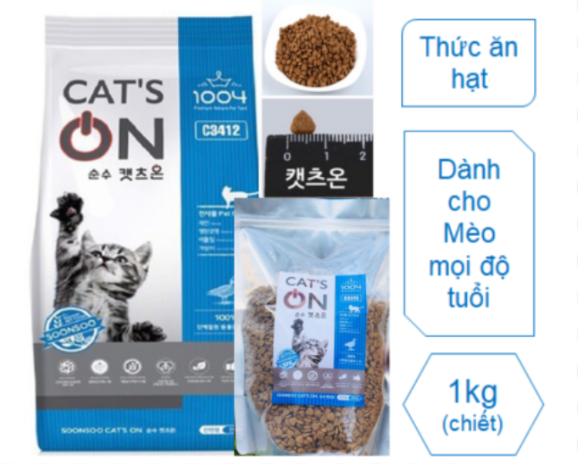 Thức ăn hạt cho mèo CAT'S ON Hàn Quốc