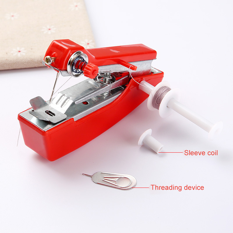 Mini Handicrafts Device Handheld Home Accessories Tools Needlework Multifunctional Quick Repairing Stitch Manual Sewing Machine. 