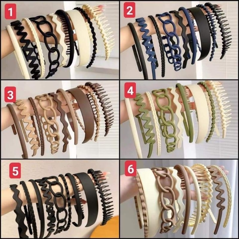 Sét 9 bờm cài tóc điệu đà siêu xinh
