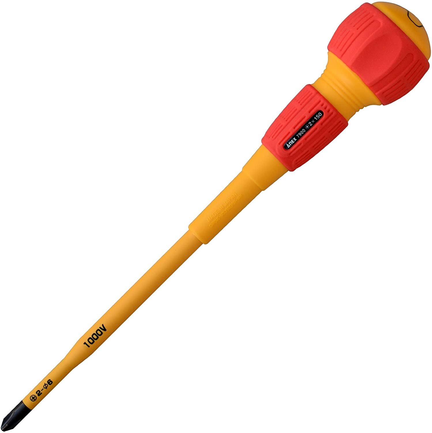 Tô vít cách điện Anex No.7900 -6x150 và +2x150
