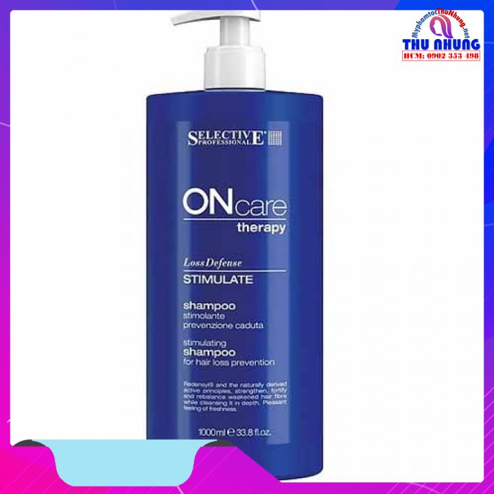 (Tặng mũ trùm) Dầu gội chống rụng tóc Selective Oncare Stimulate shampoo