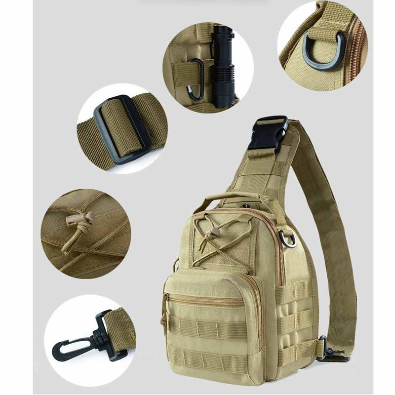 Túi đeo chéo nam du lịch phượt Army