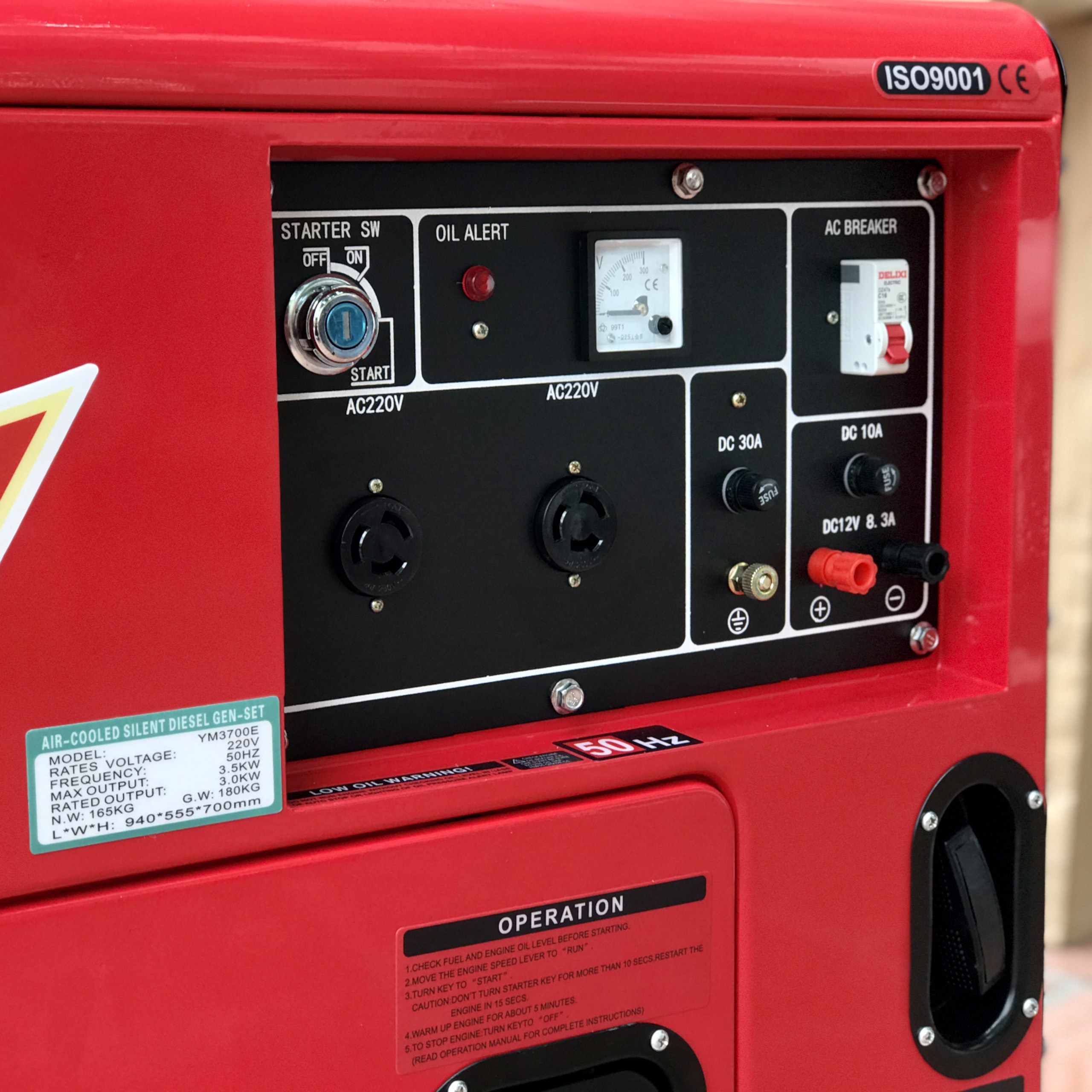 Máy Phát Điện Yarmax  3kw Chạy Dầu YM3700E