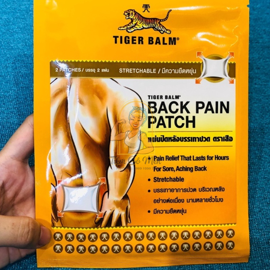 [Nội địa Thái] Cao Dán Con Hổ Thái Lan Đủ Size - Tiger Balm Medicated Plaster- RD Warm & Cool & Back Patch