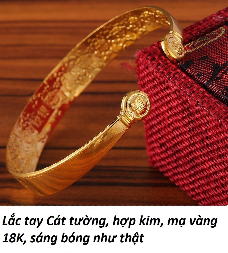 Thanh Lý - Lắc Tay  nữ mạ vàng 18K