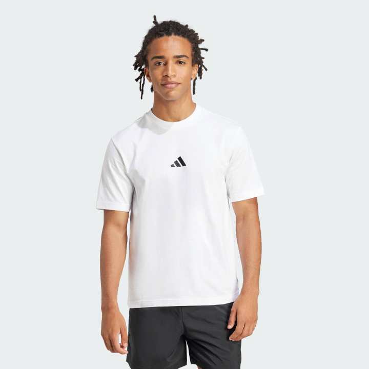 adidas Lifestyle Essentials Small Logo Single Jersey Tee…