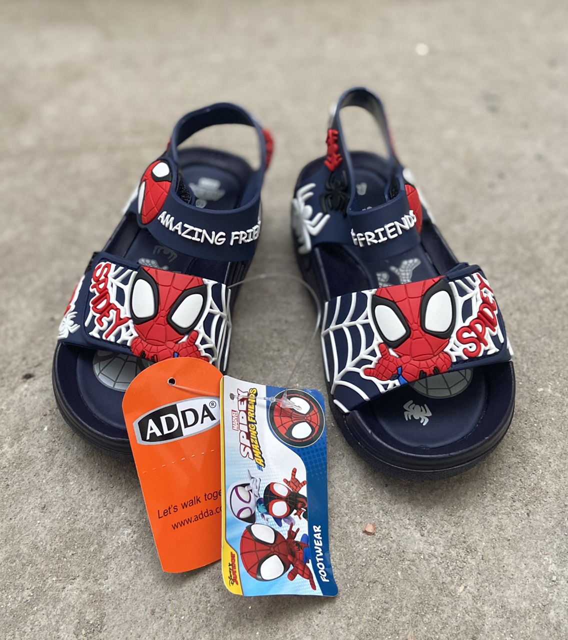 Giày Sandal Thái Lan Người Nhện  ADDA  32E14