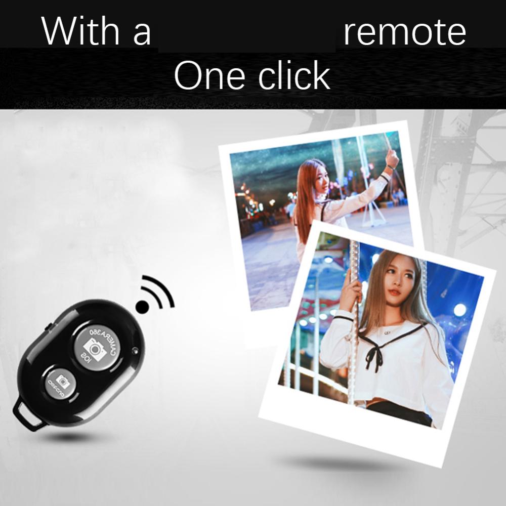 Wireless Bluetooth-compatible Phone Selfie Shutter Release Camera Remote Control