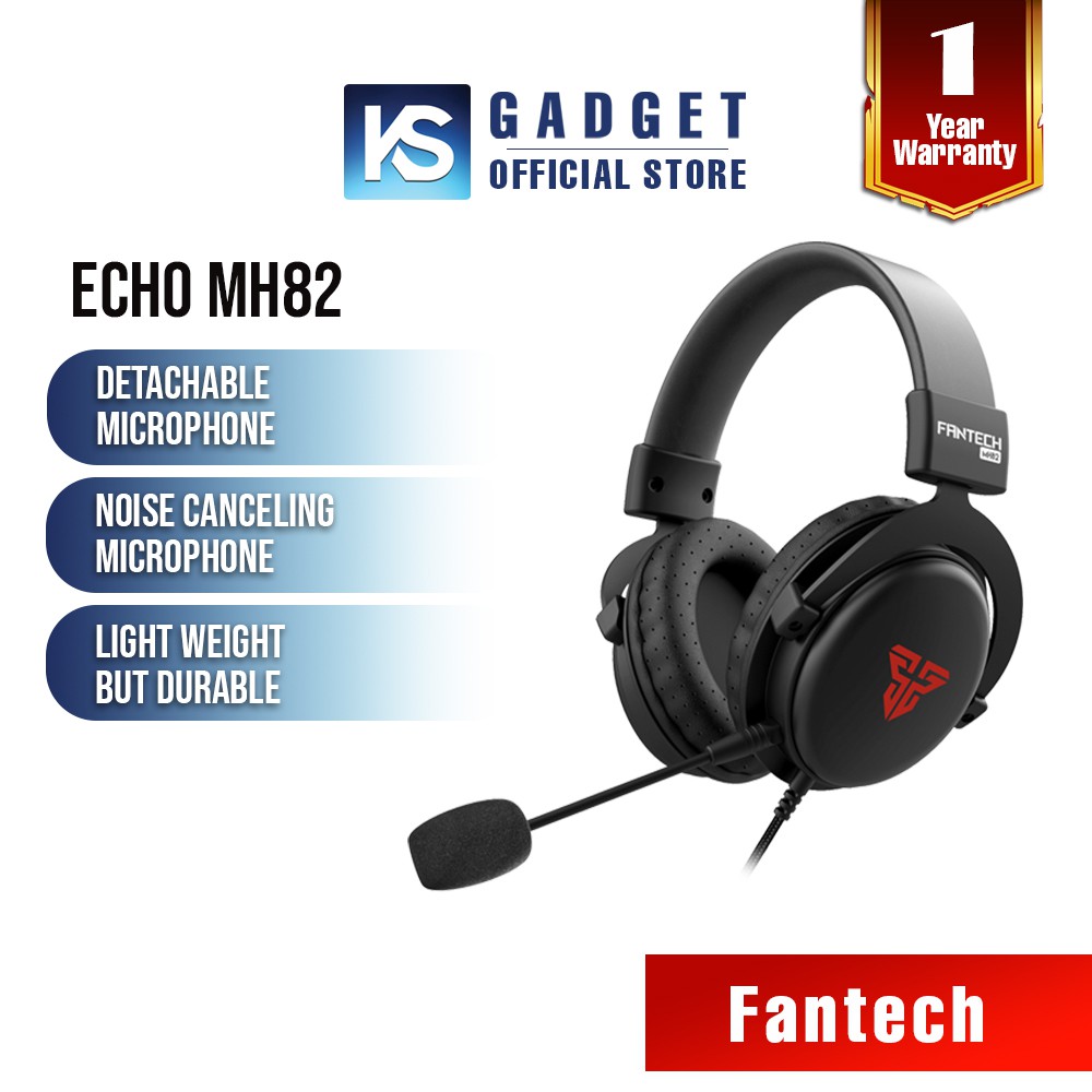 READY STOCK FANTECH MH82 Echo Multi Platform Gaming Headset Lazada