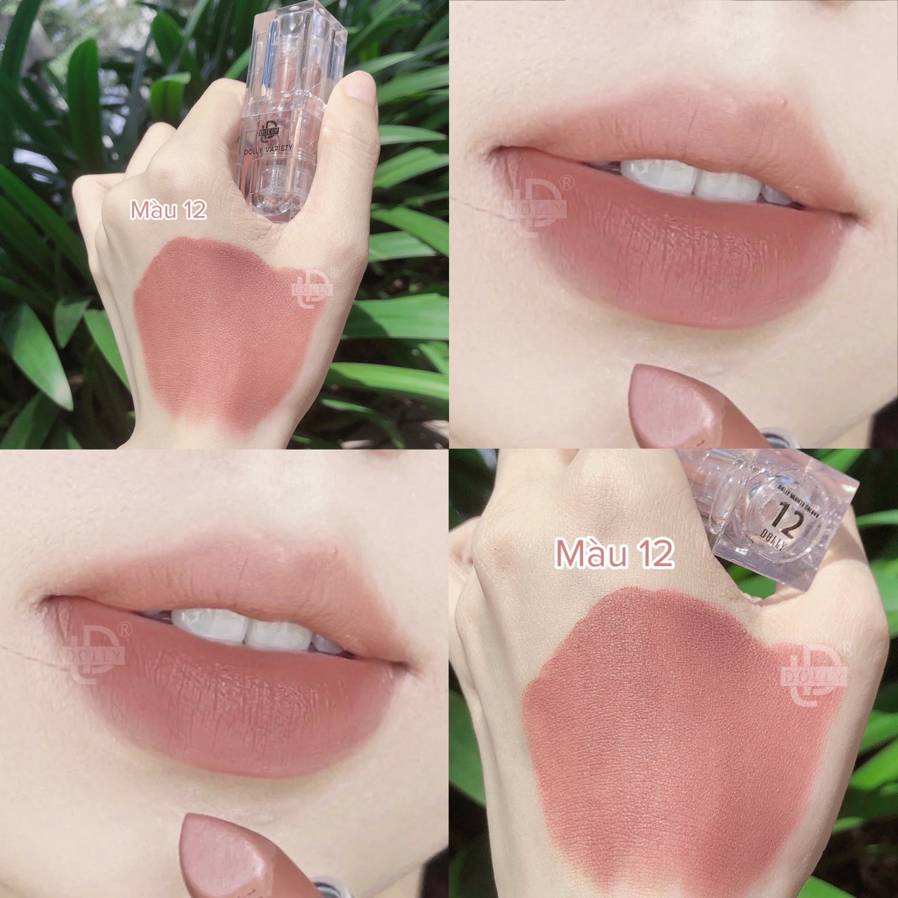 Son thỏi lì siêu mịn môi DOLLY VARIETY [Màu Nâu trà sữa]