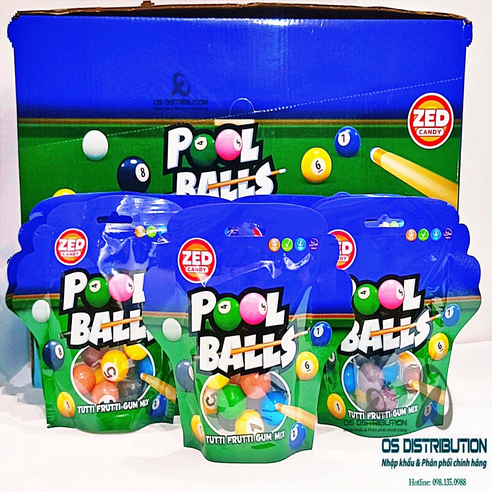 ZED Candy - Kẹo cao su Pool Balls