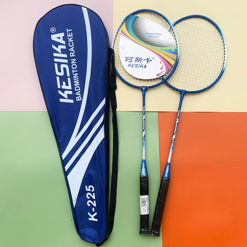 【CAMPOUT】Badminton racket double racket durable adult student professional training racket set