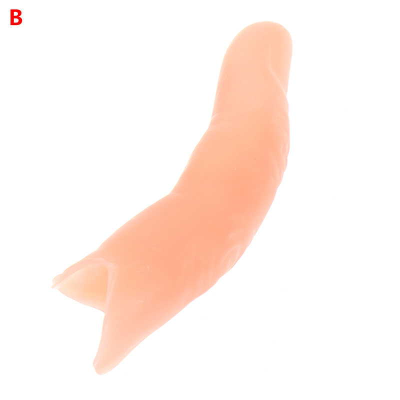 1pc Fake Finger Sixth Middle Finger Appearing And Vanishing Magic Tricks