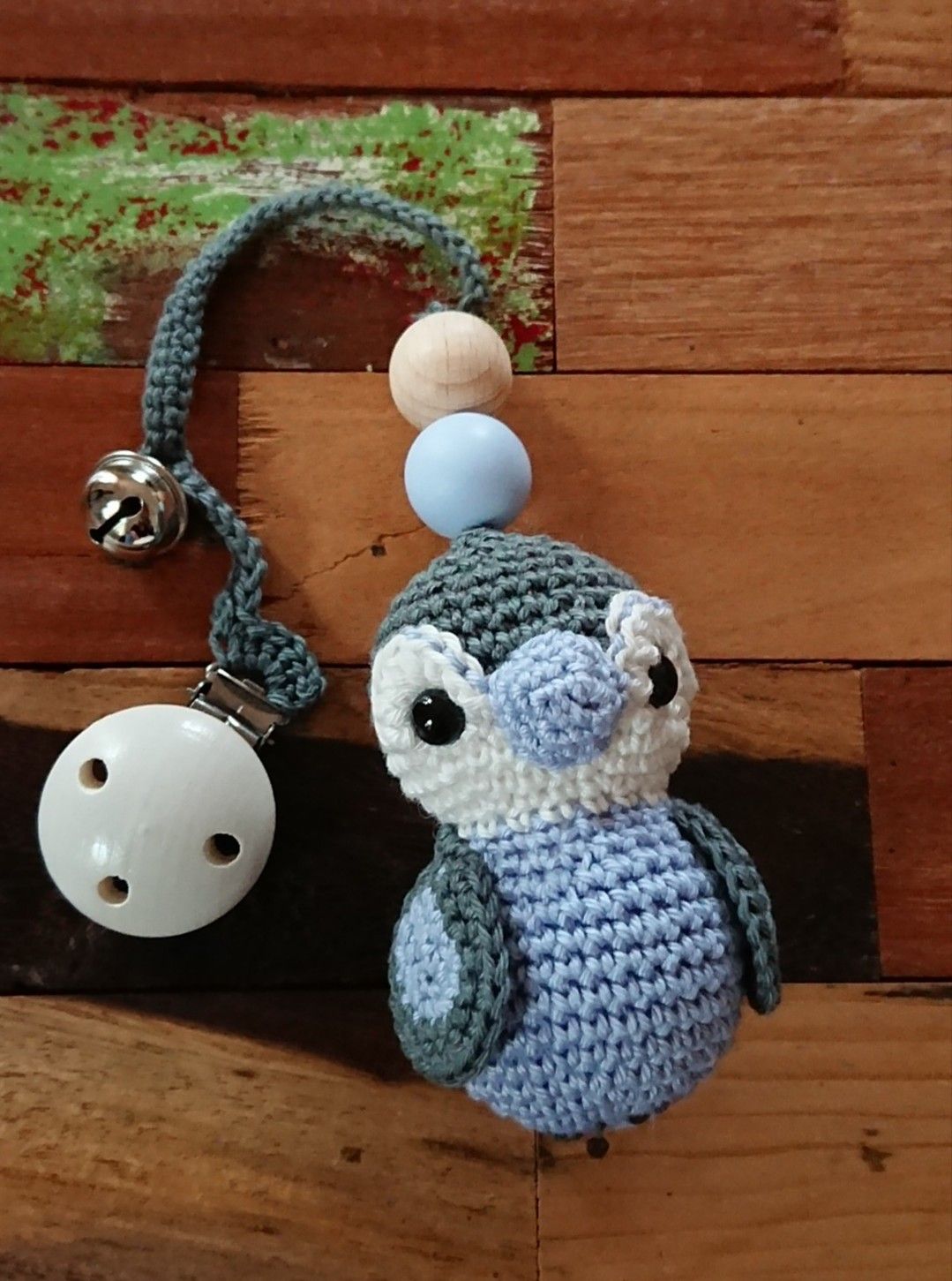 Hạt gỗ mộc tròn gói 10 hạt làm túi tỏi, macrame, thủ công