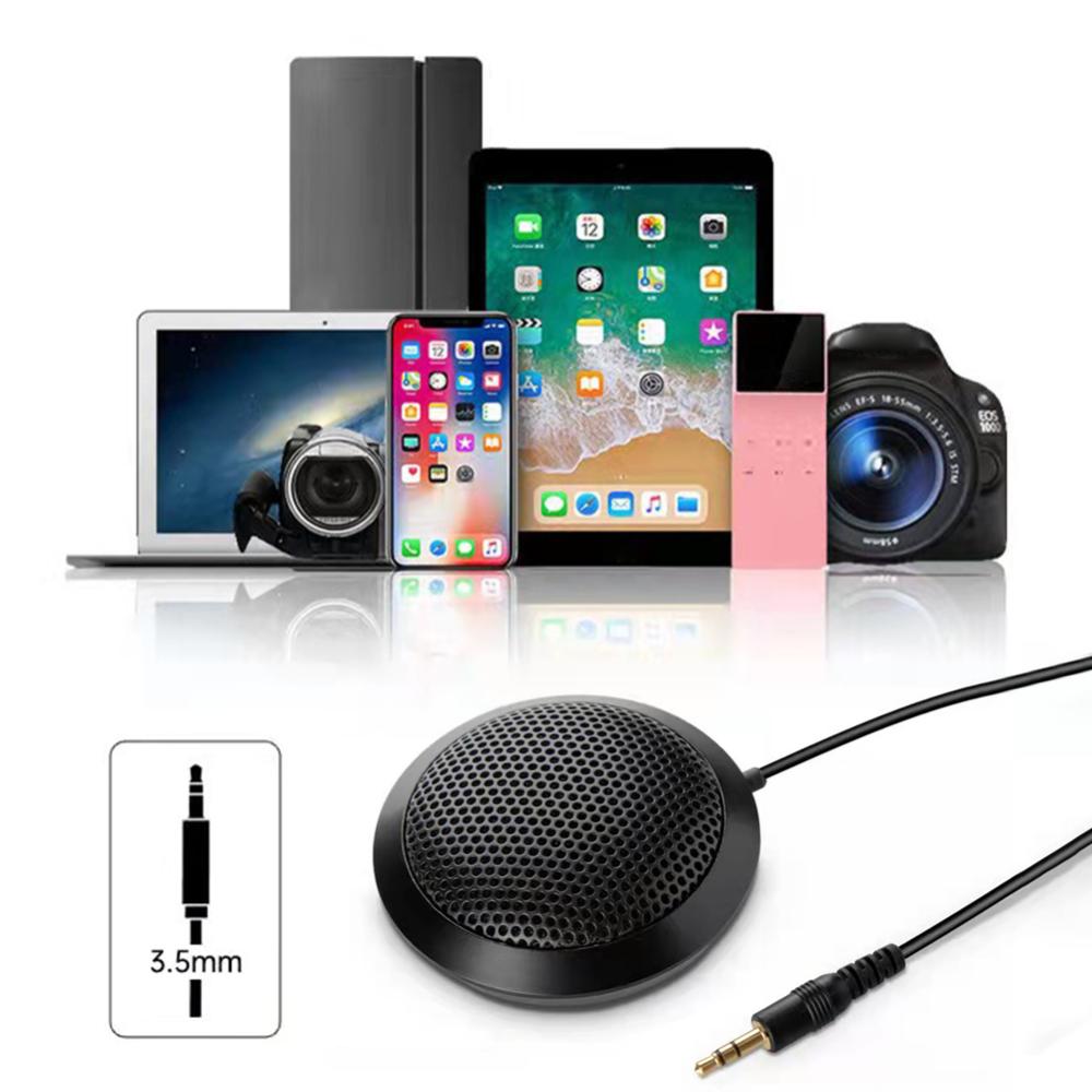 USB/3.5mm dạng tụ đa hướng Micro PC Plug & Play Máy tính để bàn mic cho hội nghị video chơi game trò chuyện