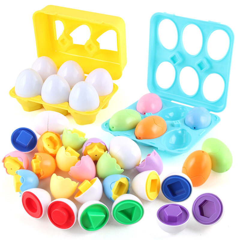 Baby Kids Funny Simulation Eggs Puzzle Learning Development Educational Toy Pip 
