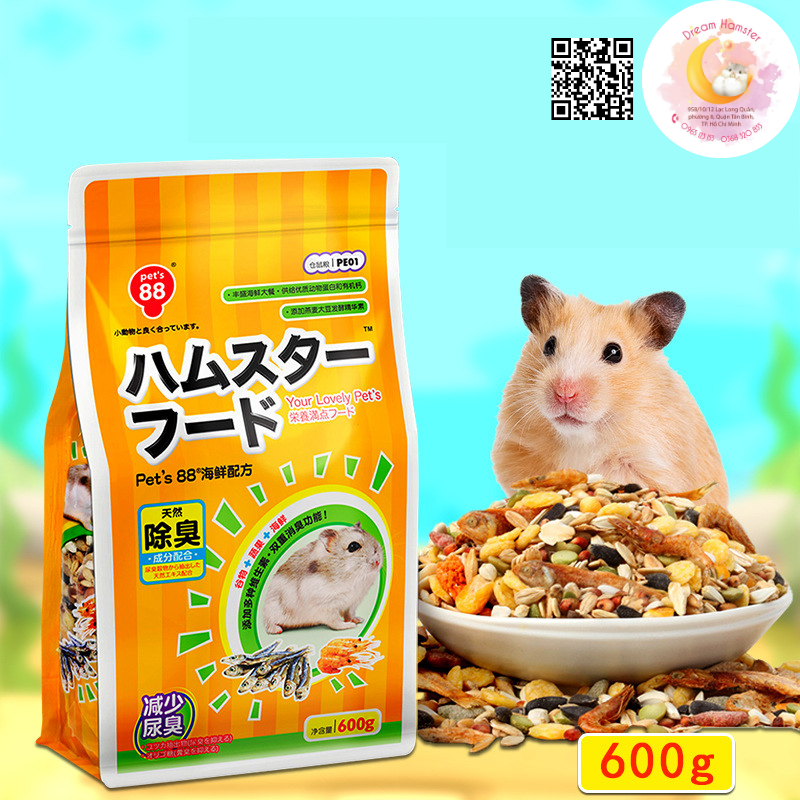Thức ăn Hamster hải sản Pet's 88