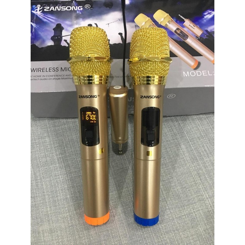 Micro Không Dây Đa Năng Zansong S28 - Bộ 2 mic