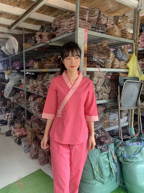 đồ lam đi chùa # 3 nút vải kate