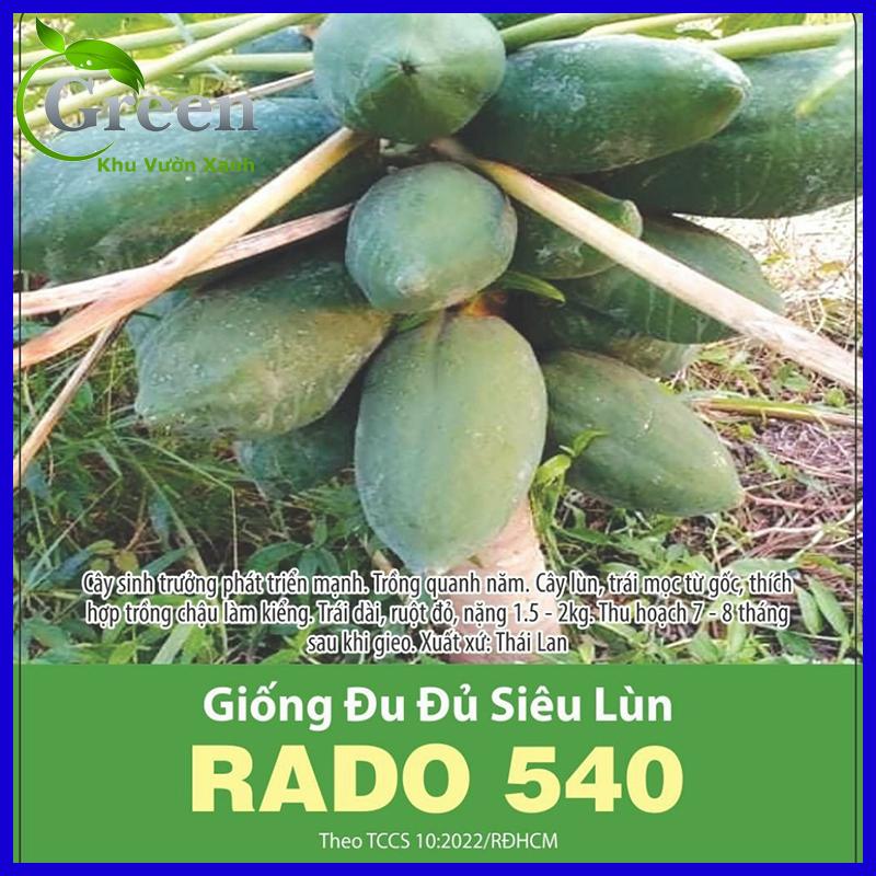 Hạt Giống Đu Đủ Siêu Lùn Thái Lan (20H)
