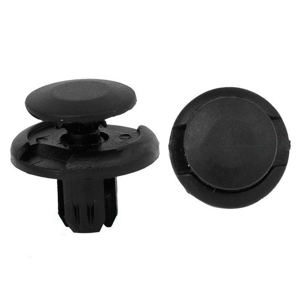 10 cái Nylon TRIM Board vòng bảo vệ pa nô Clip ốc vít đinh tán màu đen cho