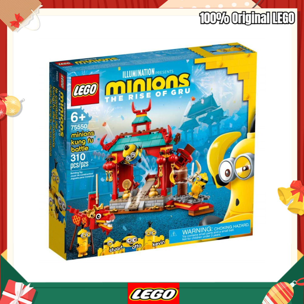 【Official】 LEGO 75550 Minions Kung Fu Battle 310pcs 6+