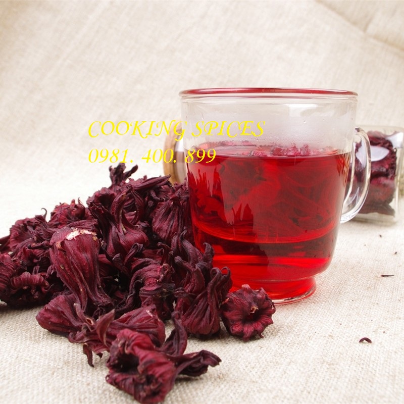 Trà Hoa Atiso đỏ sấy khô ( Hibicus tea ) dùng pha trà