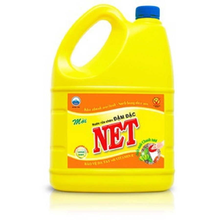 Can Nước Rửa Chén Net 3.6kg Trà xanh& Gừng / Chanh