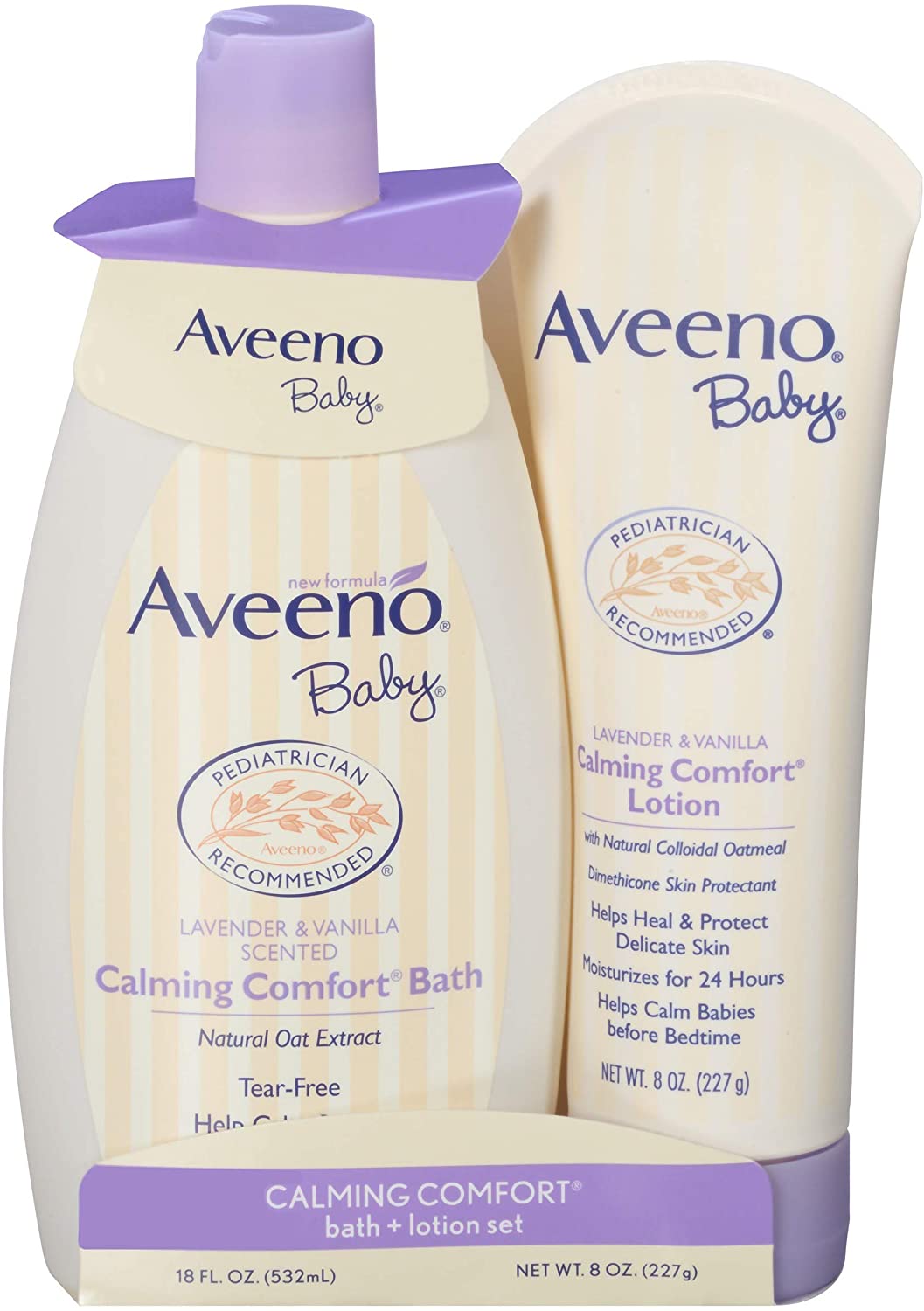 aveeno calming lotion lavender