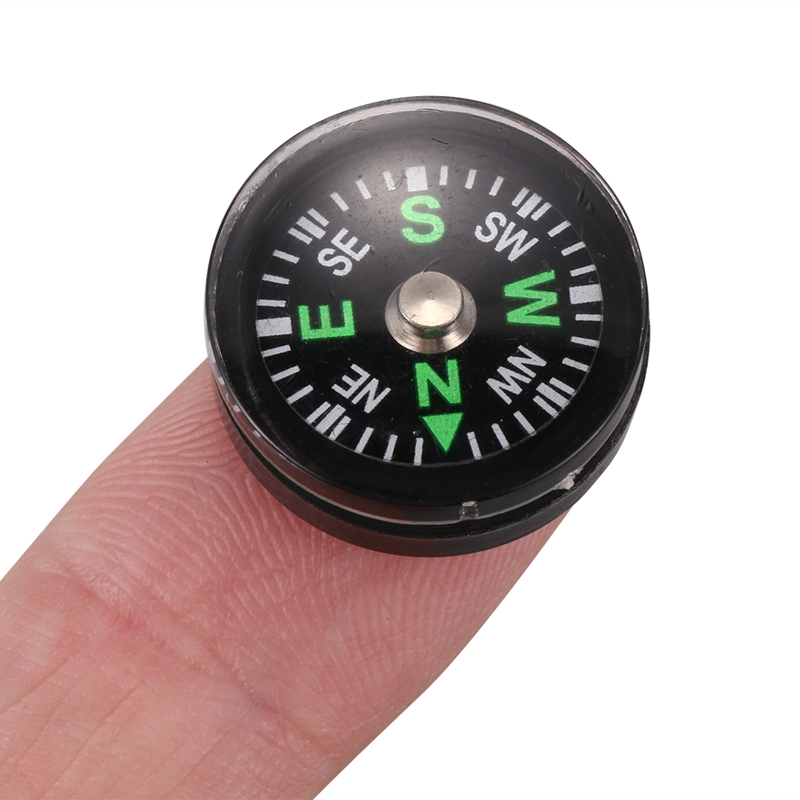 Oil Filled Button Compass - Ultra Compact 20mm - Mini SAS Survival Bushcraft