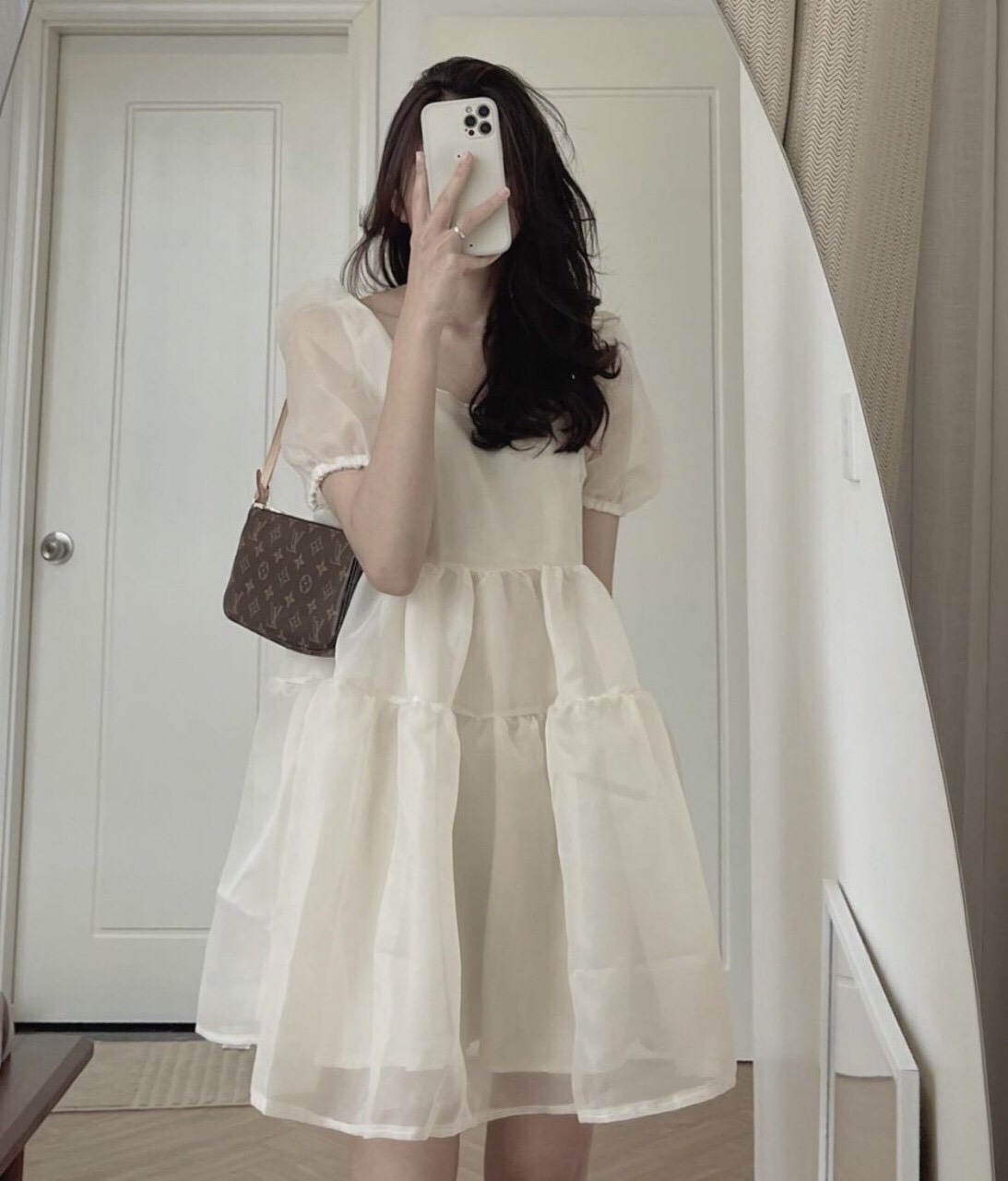 [25-27.4 Hoàn tiền 15%] ĐẦM BABY DOLL PHỐI TẦNG TIỂU THƯ SANG CHẢNH CHO CÁC NÀNG THƠ-RIISSE SHOP-LĐ