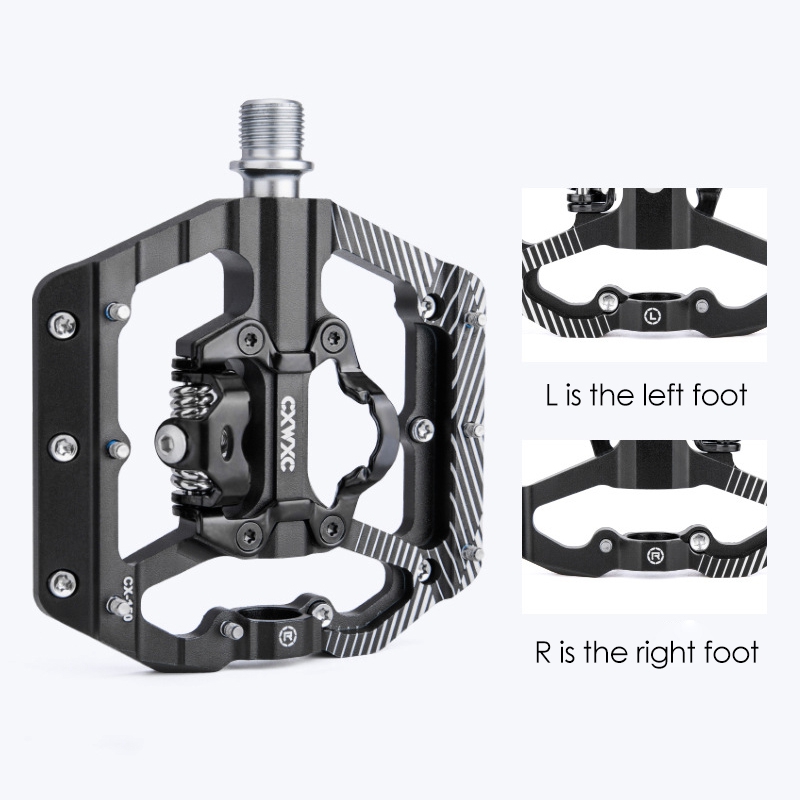 RockBros Lightweight Mountain Bike Pedals Nylon Fiber Bicycle Platform Pedals For Bmx Mtb 9 16 Green