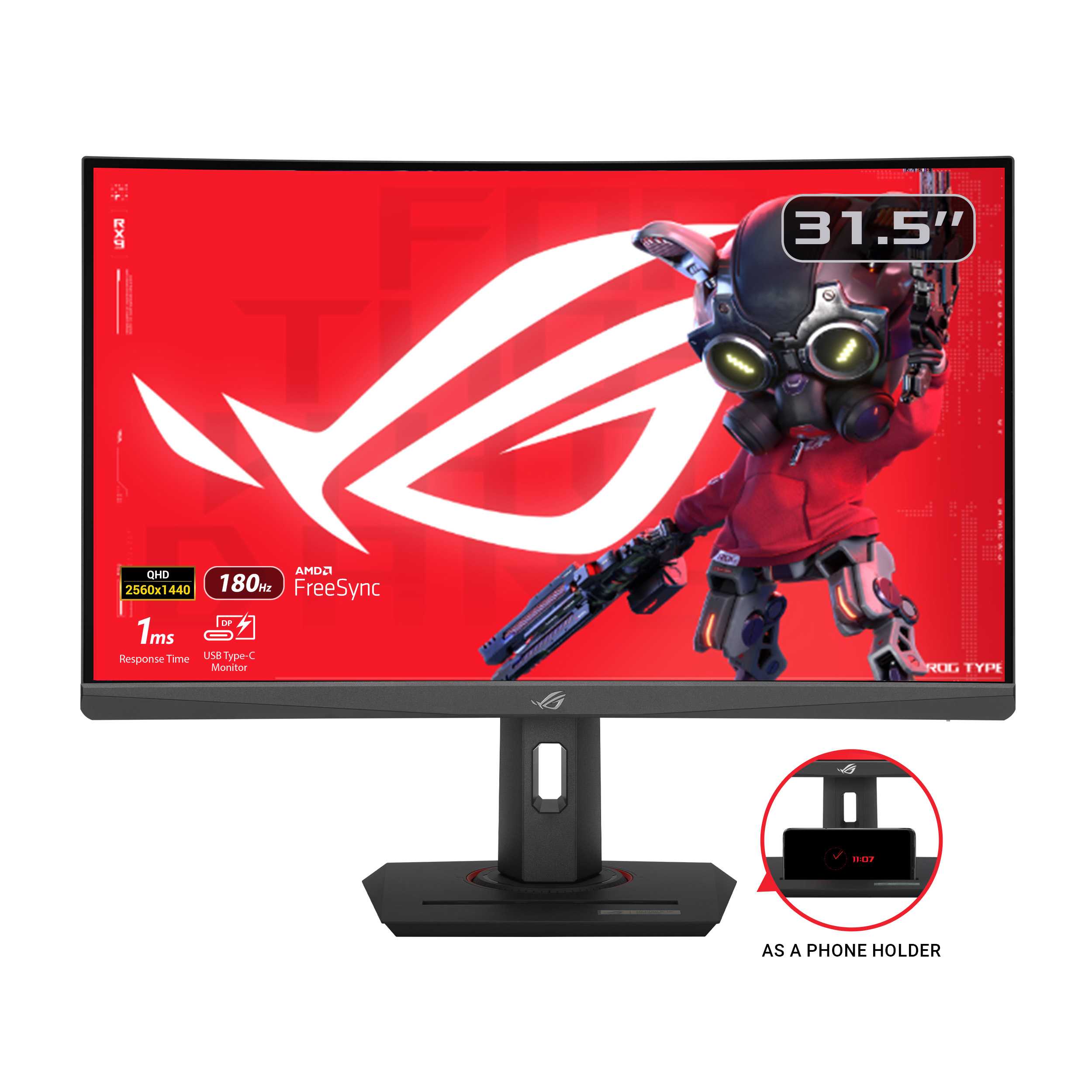 ROG Strix XG32WCS USB-C Curved Gaming Monitor - 32-inch (31.5
