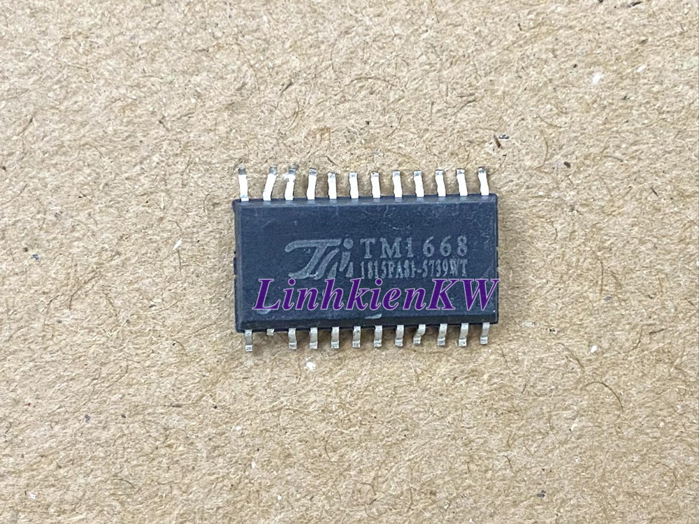 5 con ic điều khiển led tm1668 sop-24 mới chính hãng 100%