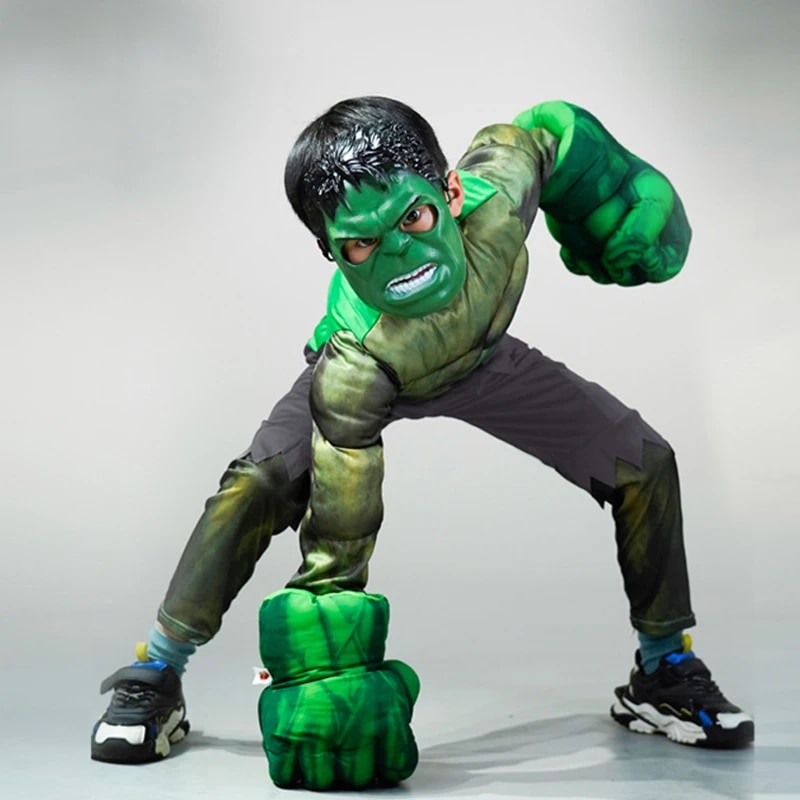 Hulk Baby Abito Carnevale Hulk Child Hulk Muscle Costume Marvel
