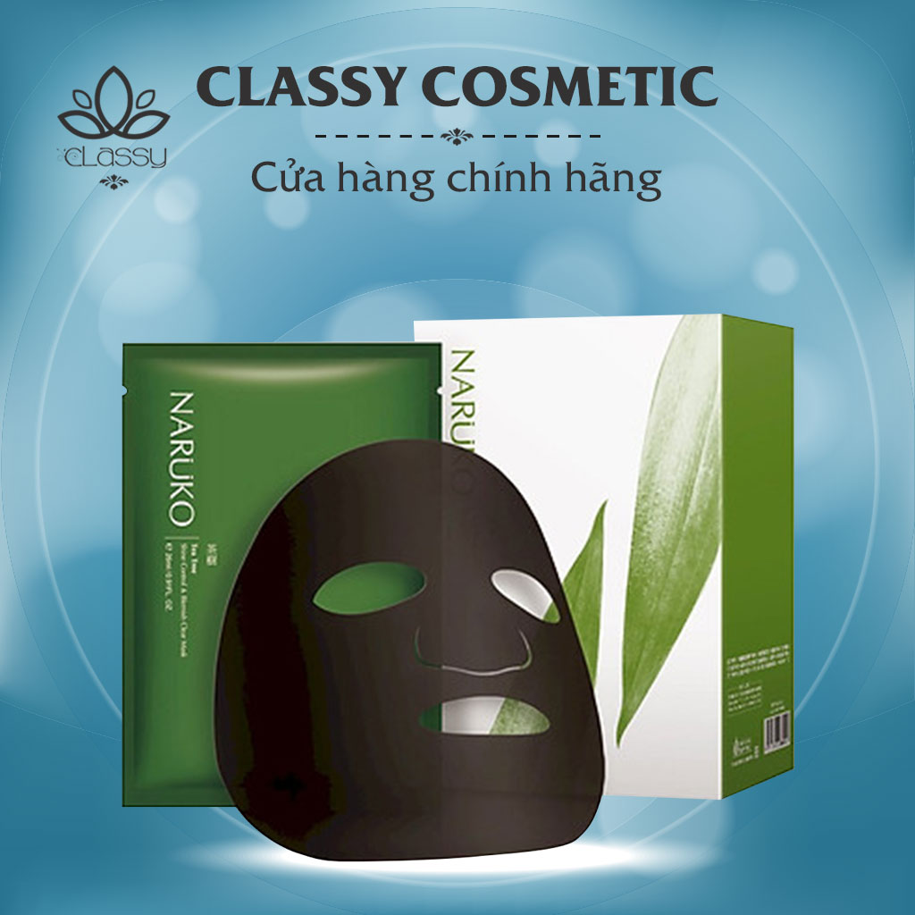 Mặt nạ tràm trà Naruko dưỡng da cấp ẩm
