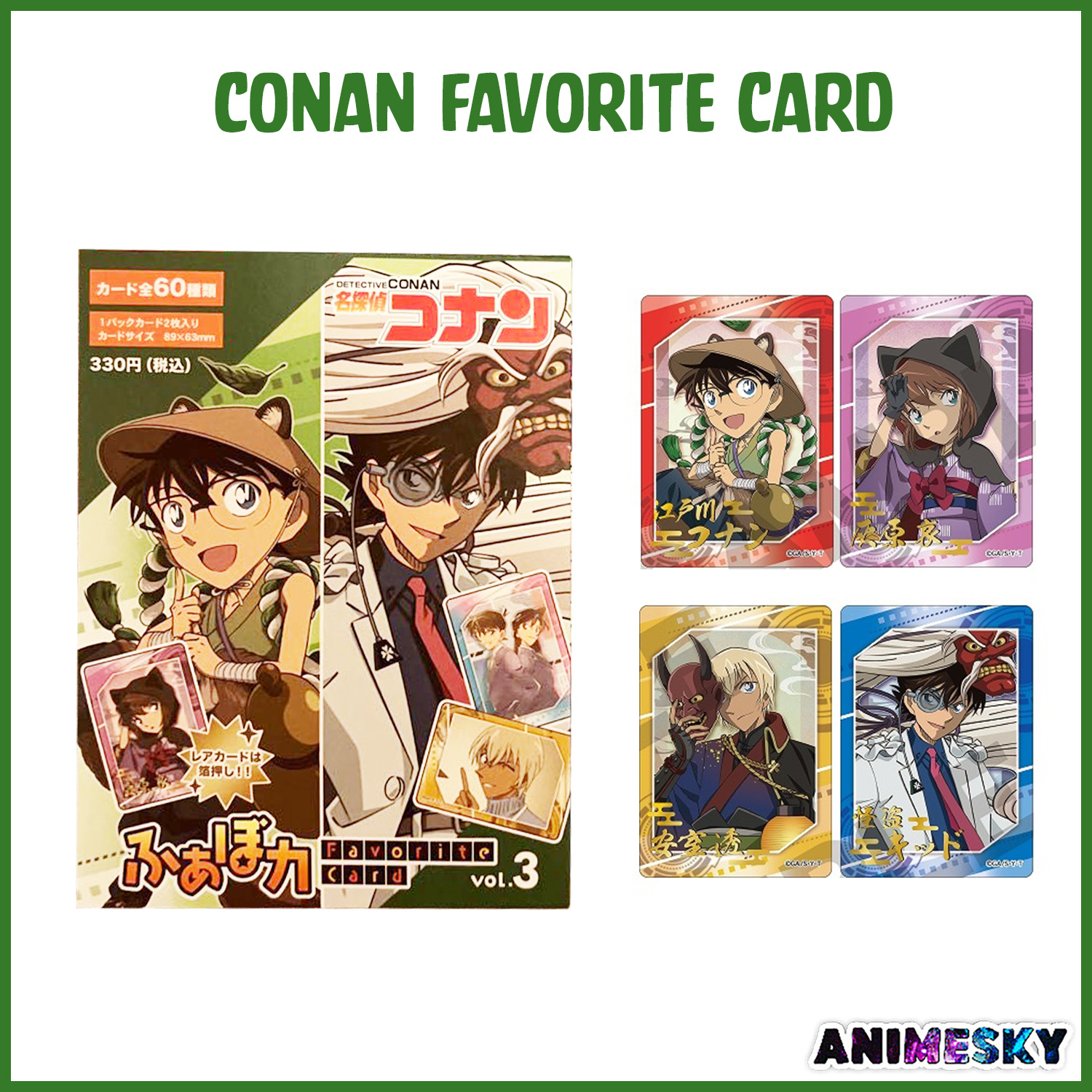 [Available] pack Conan original favorite Vol 3 Clear card pack-Detective Conan card