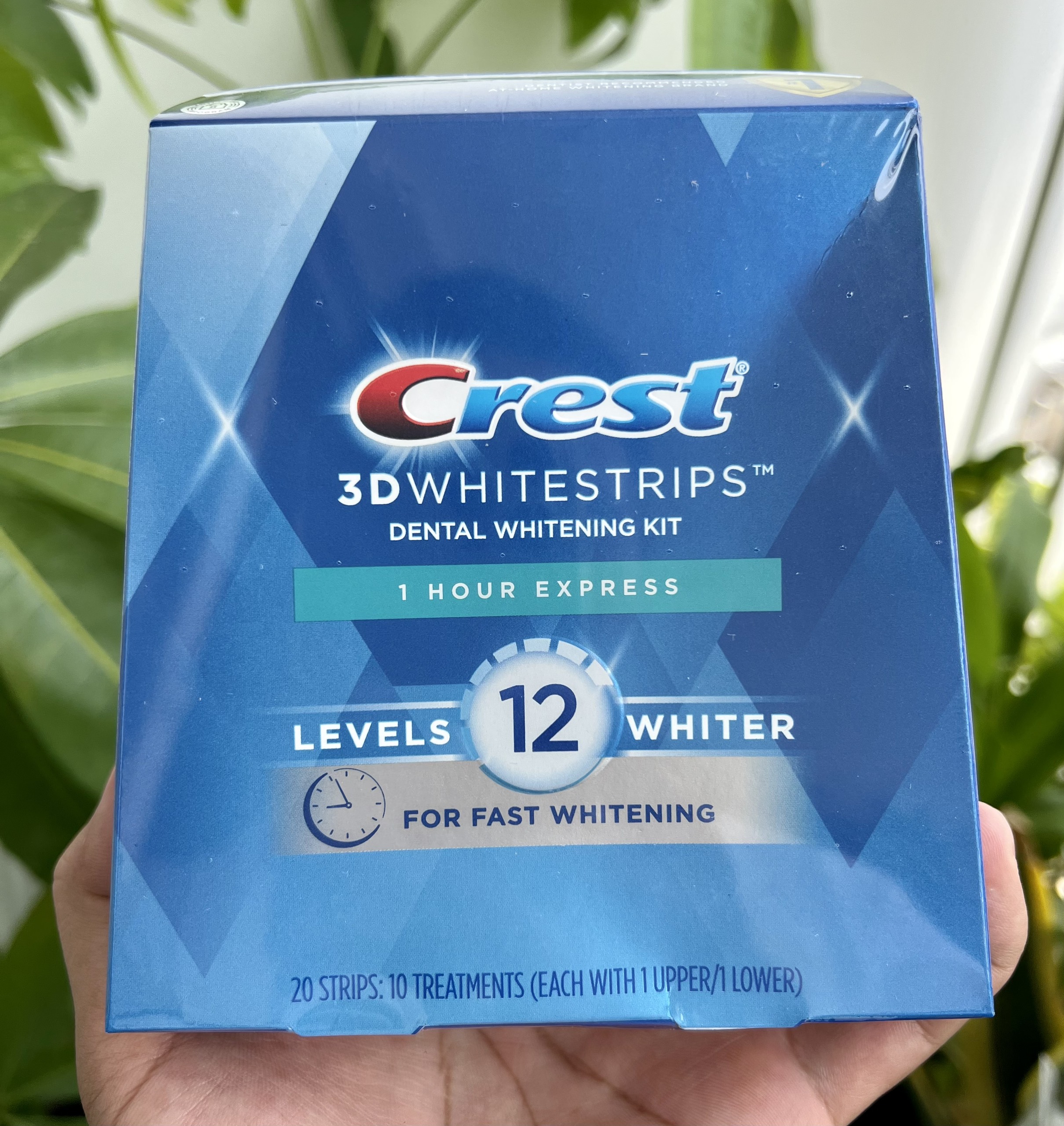 Miếng dán trắng răng Crest 3D Whitestrips/ Mỹ