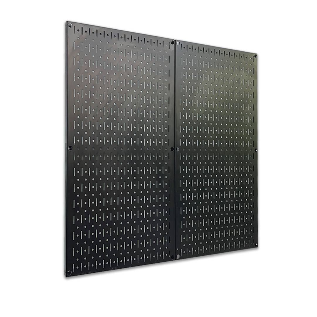 Bộ 2 Bảng treo dụng cụ SMLIFE Pegboard đứng 80×40 – Đen