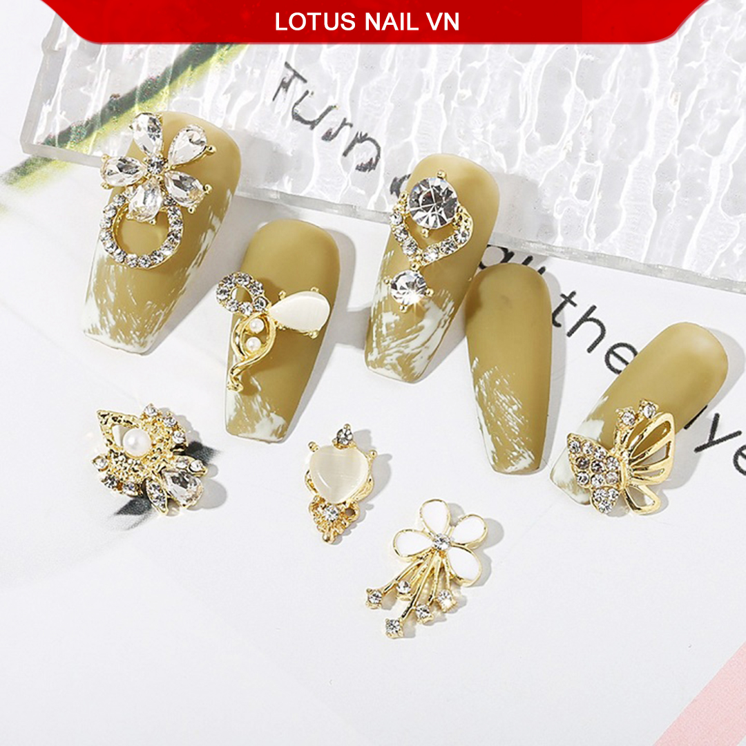 Charm nail, charm đá gắn móng hàng cao cấp bảng 4