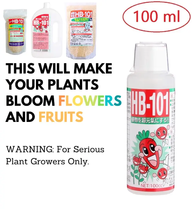 Hb 101 Vitalizer From Japan Hb101 Hb 101 Vitaliser Use On All Types Of Plants Use Together With Fertilizer Fertiliser And To Improve Soil Free Delivery Within 5 Day Lazada Singapore