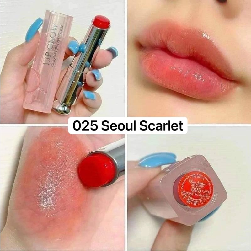 Son dưỡng môi Dior Addict Lip Glow 025 Seoul Scarlet  Wowmart VN  100  hàng ngoại nhập