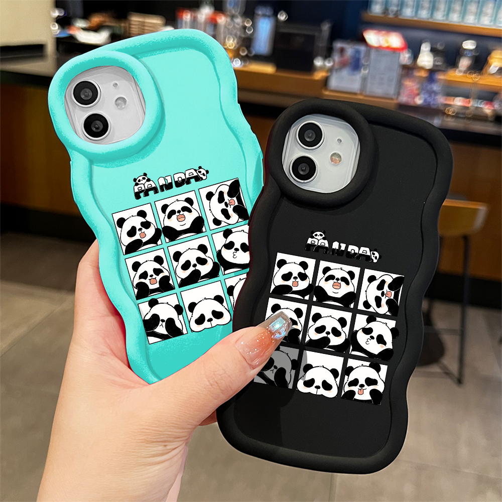 UCUC%20for%20Redmi%20Note%2014%204G%205G%20Note%2014%20Pro+%20Xiaomi%20Poco%20X7%205G%20Back%20Cover%20Nine%20Cute%20Pandas%20Creative%20Candy%20Color%20Wave%20Silicon%20Phone%20Protective%20Case%20-%20Image%208