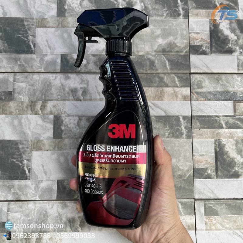 Đánh bóng sơn xe 3M Gloss Enhancer 400ml