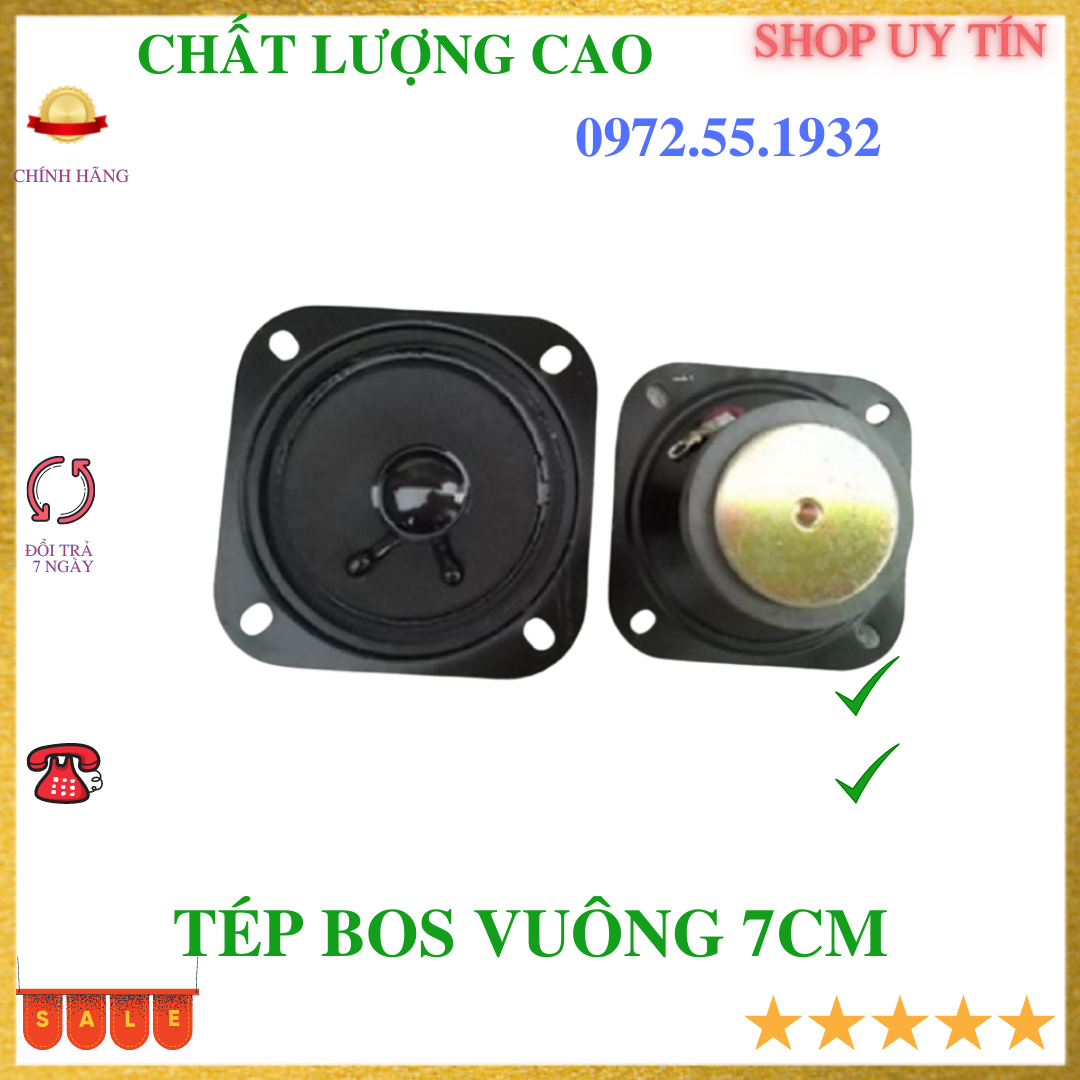 Cặp loa treble boss vuông 7cm xịn xò - giá 2 chiếc