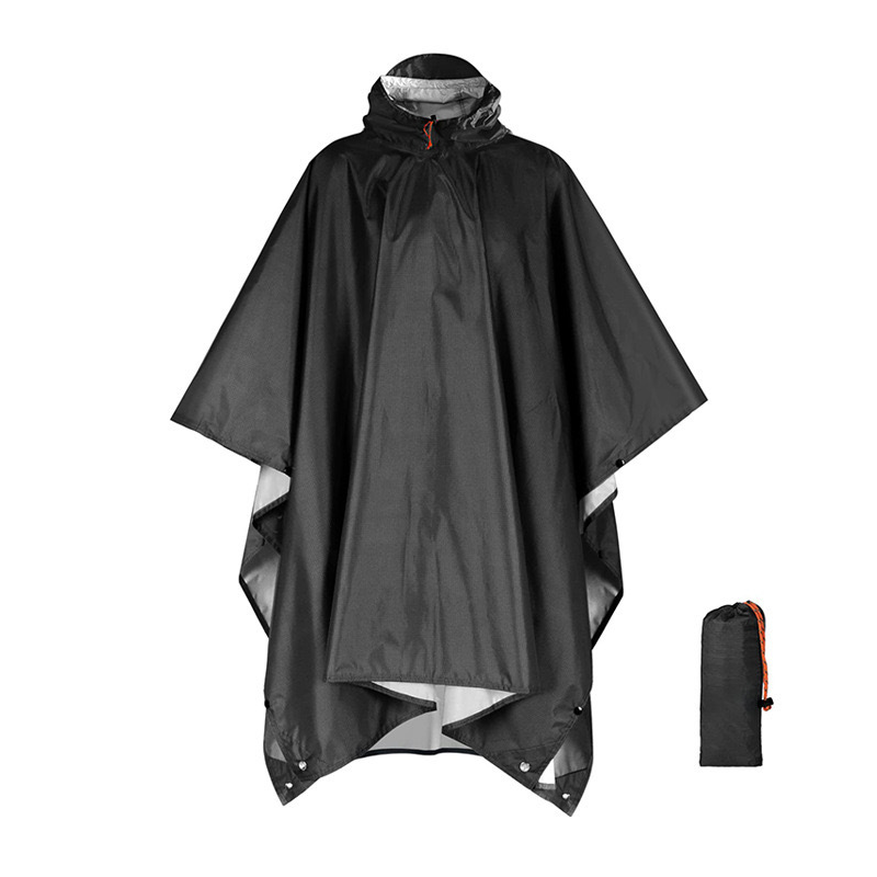 Lansboter Outdoor breathable camouflage raincoat cloak thickened hiking adult poncho full set of one-piece raincoat cycling raincoat wholesale