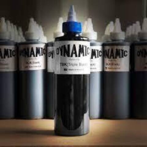 Mực xăm tattoo Dynamic Black TBK 8oz/1oz